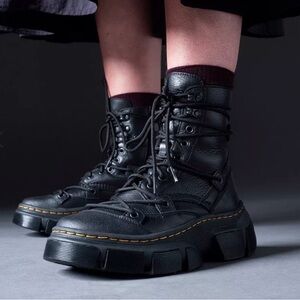 Dr Martens DMXL Platform Boots Black Chunky Sole NEW